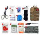 KIT PRIMEIROS SOCORROS 16 ITENS BOLSA SISTEMA MOLLE