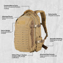 Outdoor Mountaineering Camping Hiking Tactical Army Camouflage Backpack