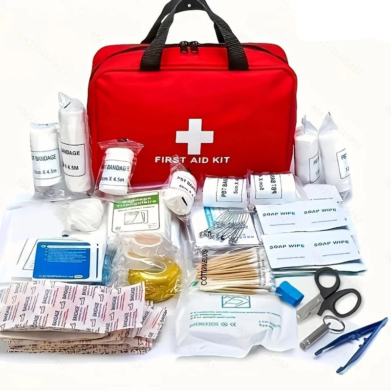 Kit Primeiros Socorros Completo - 154 Itens