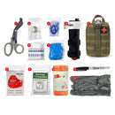 KIT PRIMEIROS SOCORROS 16 ITENS BOLSA SISTEMA MOLLE