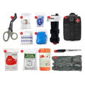 KIT PRIMEIROS SOCORROS 16 ITENS BOLSA SISTEMA MOLLE