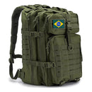 Mochila Tática de 50 Litros + Patch -  Reforçada e impermeável