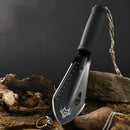 Mini Pá Multifuncional de Aço Inox – Ferramenta Essencial para Camping, Bushcraft e Sobrevivência!