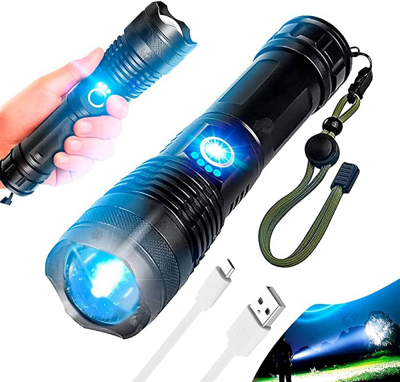 Lanterna Tática Potente Super Zoom [+42.000 LUMENS]