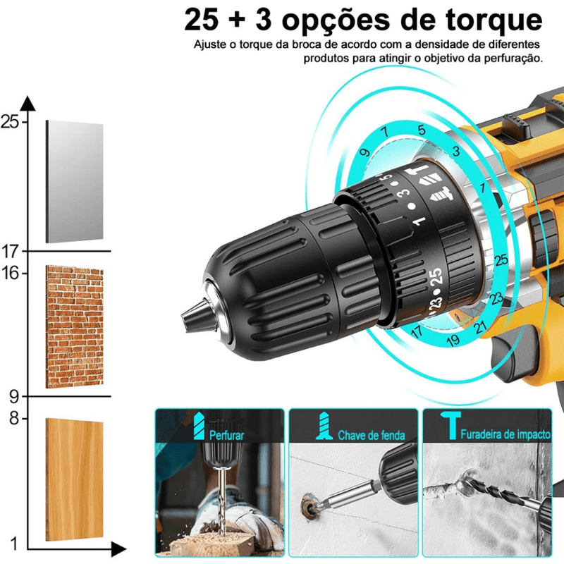 Parafusadeira de Impacto MaxTitanium