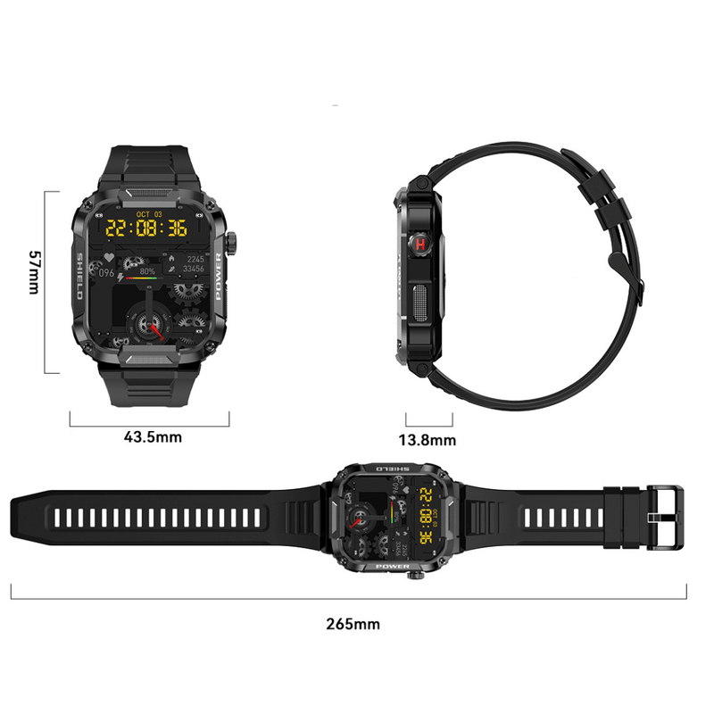 Smartwatch Militar Indestrutível Power Xtreme